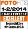Testurteil &quot;exzellent&quot; für Canon APS-C-Kameras laut FotoHits 01-02/2014