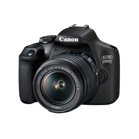 Canon EOS 2000D Gehäuse mit EF-S 18-55 IS II schwarz